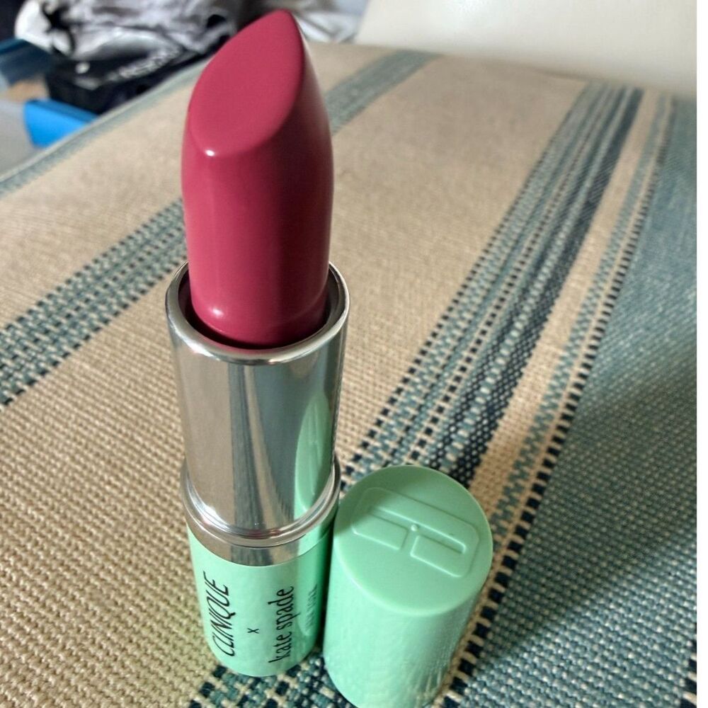 NEW Clinique Pop Lip Colour + Primer Rouge Intense + Base in 14 Plum Pop